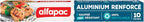ALFAPAC - Embossed aluminium 10M - Resistant - Oven and barbecue - Made in France