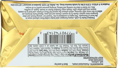 President, Salted Butter Bar, 7 oz