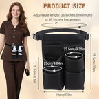 Massage Holster Belt for 2 Bottles, Massage Oil Lotion Bottle Holster