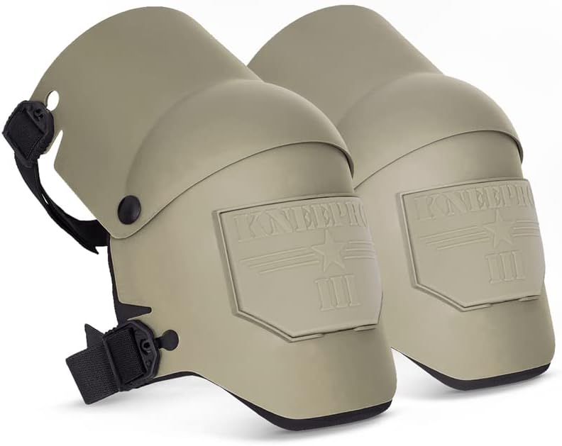 Sellstrom Ultra Flex KneePro Professional Knee Pads for Men & Women with Thick Foam Cushioning & Heavy Duty Hard Outer Shell - Adjustable Straps with Speed-Clips & Ergonomic Metal Hinges - for Construction Work, Gardening, Roofing, Flooring