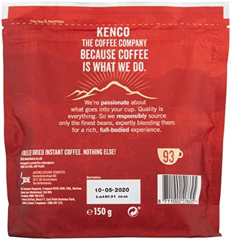Kenco Rich Instant Coffee Eco Refill 150 g (Pack of 6)