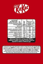 KitKat Fingers Original 14x20g, 289g, A delicious chocolate bar of 2 fingers of crispy wafer biscuit covered with smooth milk chocolate