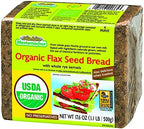Organic Flax Seed Bread, 17.6 oz, pack of 3
