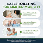 FreedomWand Multipurpose Toilet Aids - Wiping Aid Toileting for Women & Men, Butt Wiper Tool, Toilet Assist Device and Paper Extender, Ideal for Elderly, Disabled and Post Surgery Use - 20" Inch
