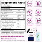 Lustriva Hair Growth Supplement for Women | Lustriva & DHT Blocker Vitamins for Thicker Fuller Locks Biotin Saw Palmetto Zinc & Copper | Reduce Shedding & Support Hair Loss for Men & Women 30 Capsules