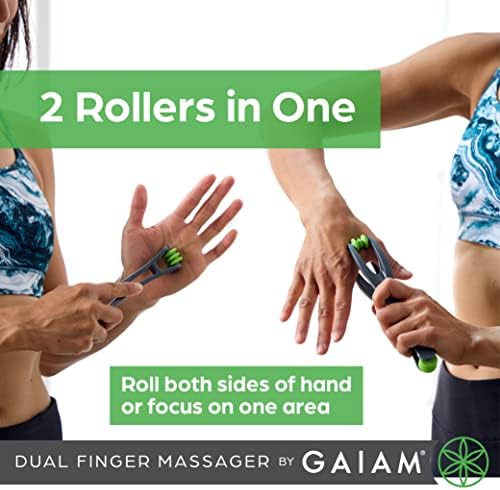 Gaiam Finger Massager Dual-Sided Hand
