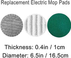 Electric Mop Pads Replacement Cleaning Scrubber Mop Pads, 6.3 inches