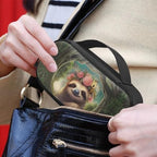 Sloth Diabetic Supplies Bag Sloth Printing Carrying Case Organizer For Diabetes Testing Kit, Blood Glucose Monitor Kit with Meter Storage Insulin Cooler Travel Case
