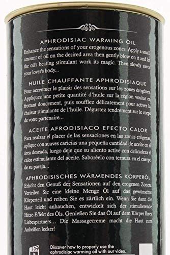 Shunga Warming Massage Oil, Raspberry, 3.5 Fluid Ounce