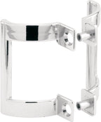 Prime-Line M 6158 Diecast Shower Door Handle Set for Shower Doors or Tub Enclosure, 2” Hole Center, Chrome (Single Pack)