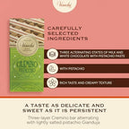 Venchi - Pistachio Cremino Chocolate Bar with Gianduja, 3.88oz - Gluten Free