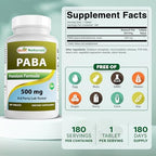 Best Naturals PABA 500 mg 180 Tablets