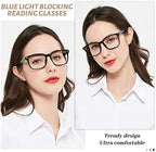 OCCI CHIARI Blue Light Blocking Reading Glasses Women Stylish Readers 1.0 1.25 1.5 1.75 2.0 2.25 2.5 2.75 3.0 3.5 4.0 5.0 6.0