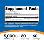 Nutricost Vegan Vitamin D3 (5,000 IU) 60 Capsules - Vegan Vitamin D Supplement, GMO-Free, Gluten-Free