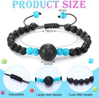 Sureio 6 Pcs Motion Sickness Bracelets Cruise Essentials Adjustable Anti Nausea Wristband for Adults Car Sea Air Sickness Relief