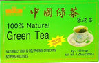 CHINESE PREMIUM GREEN TEA (100 BAG each Box) Royal King Brand (Pack of 3) (3)