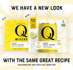 Q LIGHT TONIC WATER with Real Quinine & Organic Agave - Ideal for Cocktails & Mocktails - Made with Real Ingredients, Perfectly Carbonated, & Less Sweet - 20 Calories per Can - 7.5 Fl Oz (Pack of 24)
