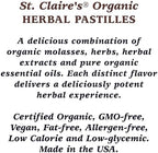 St. Claire's Organic Herbal Pastilles, (Licorice, 1.5 Ounce Tin, Bundle of 3) | Gluten-Free, Vegan, GMO-Free, Plant-based, Allergen-Free | Made in our Allergen-Free facility