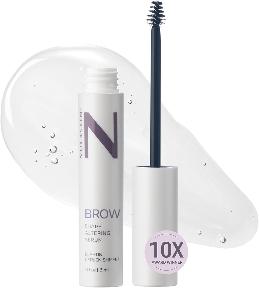 NULASTIN Shape Altering Eyebrow Serum - Brow Serum to Shape & Define - Improves the Appearance of Sparse Eyebrows for a Fuller Look - Enriched with Hair-Strengthening Ingredients (0.1 Fl Oz)