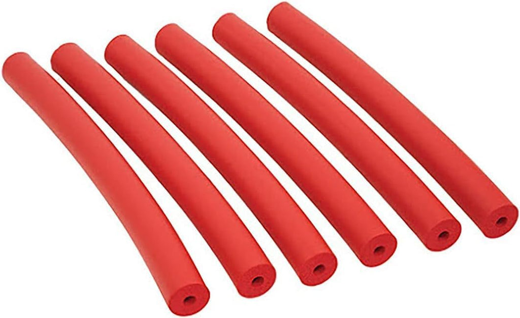 FabLife Foam Tubing, Red, 3/8", Pack of 6
