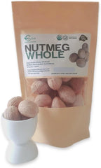 Organic Nutmeg Premium Grade, USDA Certified Pure Whole Nutmeg 2 Ounce Ceylon Premium Quality 56g