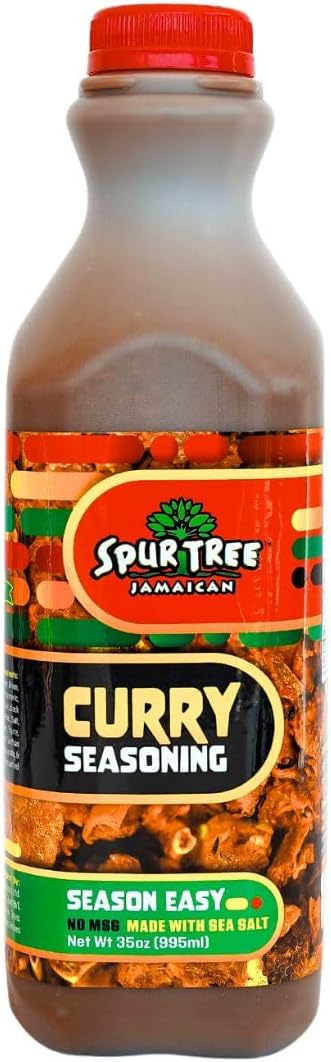 Spur Tree Jamaican Curry Seasoning – Experience Authentic Jamaican Taste – All-Natural And Fresh Ingredients – Curry Seasoning Jamaican – Curry Jamaican (35 Oz)