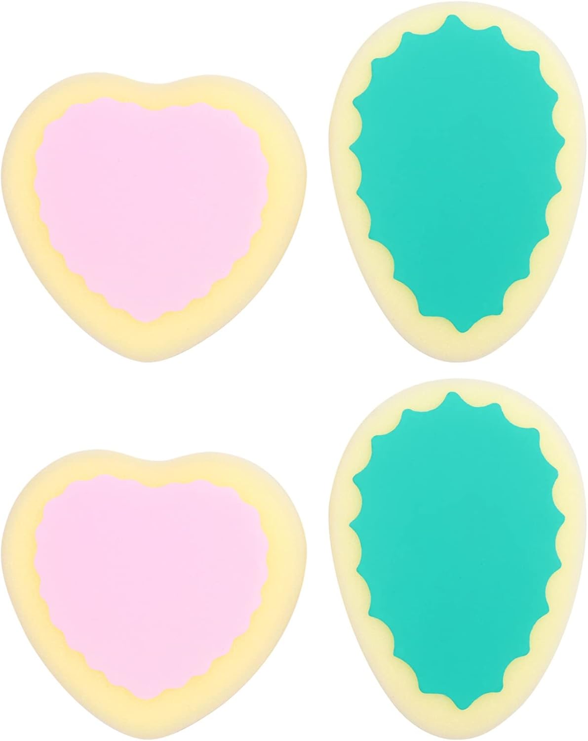 KTELI 2X Popular Magic Painless Hair Removal Sponge Pad for Legs Arms Body Hair Removal Tool Epilator