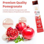 Korean Beauty Baekje Geumsan Women's Pomegranate Collagen Jelly Stick 5.1oz / 30 Count (5 Pack)