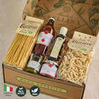 Mercato di Bellina Italian Food Gift Basket La Cucina Italiana - A Vegan-Friendly, All-Natural Pasta Gift Basket, Gourmet Present for Foodies, Anniversary, Holiday or Celebration