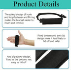 2 PCS Universal Cuff,Universal Hand Strap for Holding Utensils,Adjustable Spoon Fork Holder Strap, Useful Adaptive Utensils Aids for Elderly or the Disabled with Weak Grip to Hold Cutlery