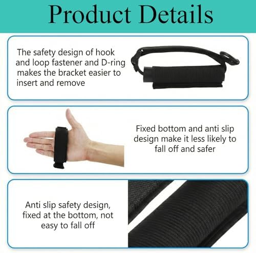 2 PCS Universal Cuff,Universal Hand Strap for Holding Utensils,Adjustable Spoon Fork Holder Strap, Useful Adaptive Utensils Aids for Elderly or the Disabled with Weak Grip to Hold Cutlery