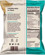 Popchips Sea Salt & Vinegar Potato Chips Single Serve 0.8 oz Bags (Pack of 24)