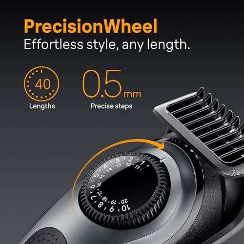 Braun All-in-One Style Kit Series 5 5471, 8-in-1 Trimmer for Men with Beard Trimmer, Body Trimmer for Manscaping, Hair Clippers & More, Ultra-Sharp Blade, 40 Length Settings, Waterproof