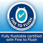 Andrex Classic Clean Washlets Moist Toilet Tissue, certified 'Fine to Flush', Plastic Free & Biodegradable