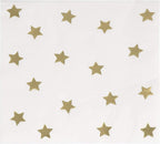 Juvale Star Napkins Disposable Cocktail Paper Napkins - 5 x 5 In, Gold, 50 Pack, 3-Ply - Gold Stars Design for Weddings, Birthdays & Bridal Showers - Cocktail Parties & Celebrations