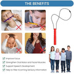 Chewy Necklace for Sensory Kids, Sensory Chewable Toys, 6 Packs Food Grade Silicone Made Chew Necklace for Autism, ADHD, Anxiety, Oral Motor Stimulation