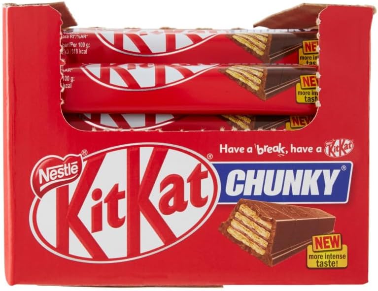 KitKat Chunky Chocolate Bars, 12x38g Pack