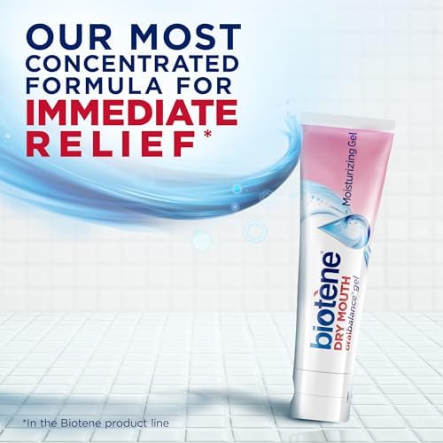 Biotene OralBalance Moisturizing Gel, Alcohol Free Gel and Dry Mouth Gel, Flavor Free - 1.5 oz