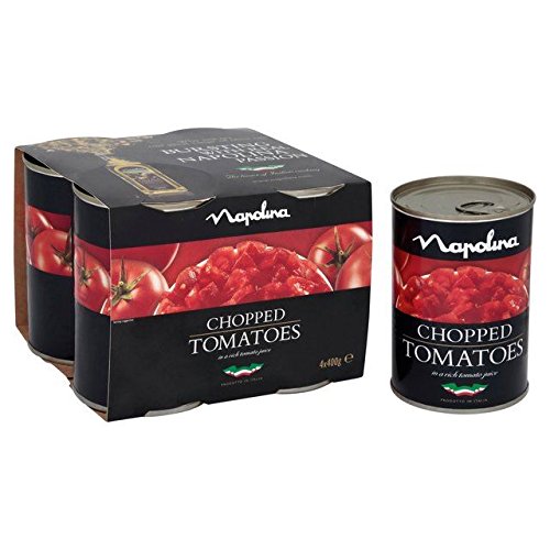 Napolina Chopped Tomatoes - 4 x 400g