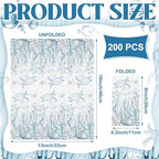 100 Pcs Coastal Turtle Bathroom Paper Guest Towel 2 Ply Summer Guest Napkins Blue Bathroom Paper Hand Towels Jellyfish Dinner Nautical Napkins for Wedding Baby Shower Holiday Party