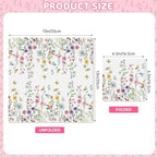 40 Pcs Spring Floral Napkins 13 x 13 Inches - Wildflower Butterfly Party Napkin, 3-Ply Flower Cocktail Disposable Paper Napkins Hand Towles Set for Easter Birthday Weeding Tea Party Supplies Decor