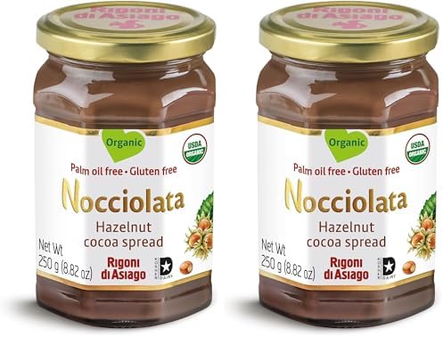 Nocciolata Organic Classic Hazelnut Spread,8.82 Ounce,(Pack of 2)