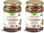Nocciolata Organic Classic Hazelnut Spread,8.82 Ounce,(Pack of 2)
