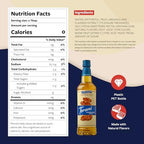 Torani Zero Sugar Puremade Syrup, Toffee Nut Flavoring for Drinks, Pump Included, 25.4 Fl Oz