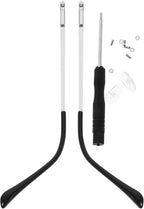 FRCOLOR Glasses Arm Replacement, Metal Eyeglasses Repair Kit 130mm Glasses Arm Legs Sunglasses Temple Replacement Parts