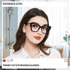 Oversized Reading Glasses for Women Designer Cat Eye Readers 1.0 1.25 1.5 1.75 2.0 2.25 2.5 2.75 3.0 3.5 4.0