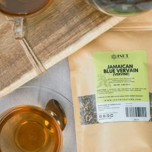 Jamaican Blue Vervain Tea, Loose Leaf Herb, 4 oz