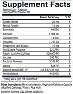Live Conscious DigestWell Immediate Support - Fast-Acting Digestive Support | Broad Spectrum Enzyme, Probiotic & Herbal Formula - Decreases Everyday Gas & Bloating - 90 Capsules