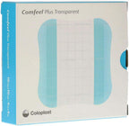 Comfeel Plus Transparent Thin Thin Hydrocolloid Dressing 4 x 4" Square Thin with Border Film Backing 33533 10 per Box