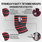 Schiek Sports Heavy Duty 1178 Knee Wraps - Powerlifting and Weightlifting Wraps